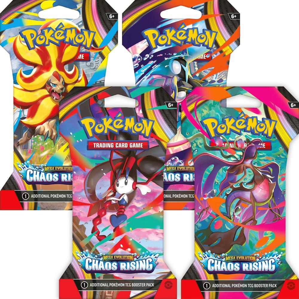 Chaos Rising Sleeved Booster Pack - ME04: Chaos Rising (CRI)